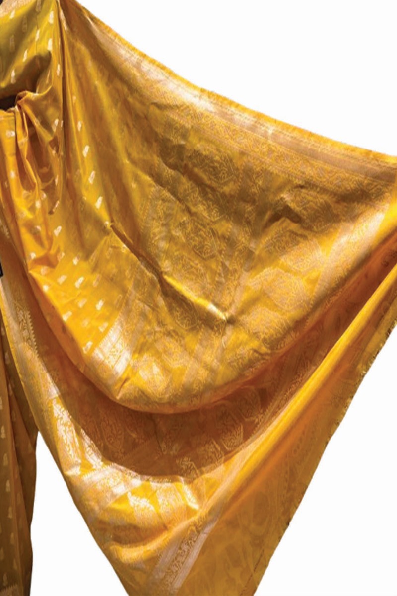 Embellished, Embroidered Bollywood
                                    Organza Saree (Green)