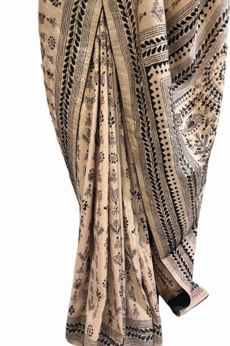 Embellished, Embroidered Bollywood
                                    Organza Saree (Green)