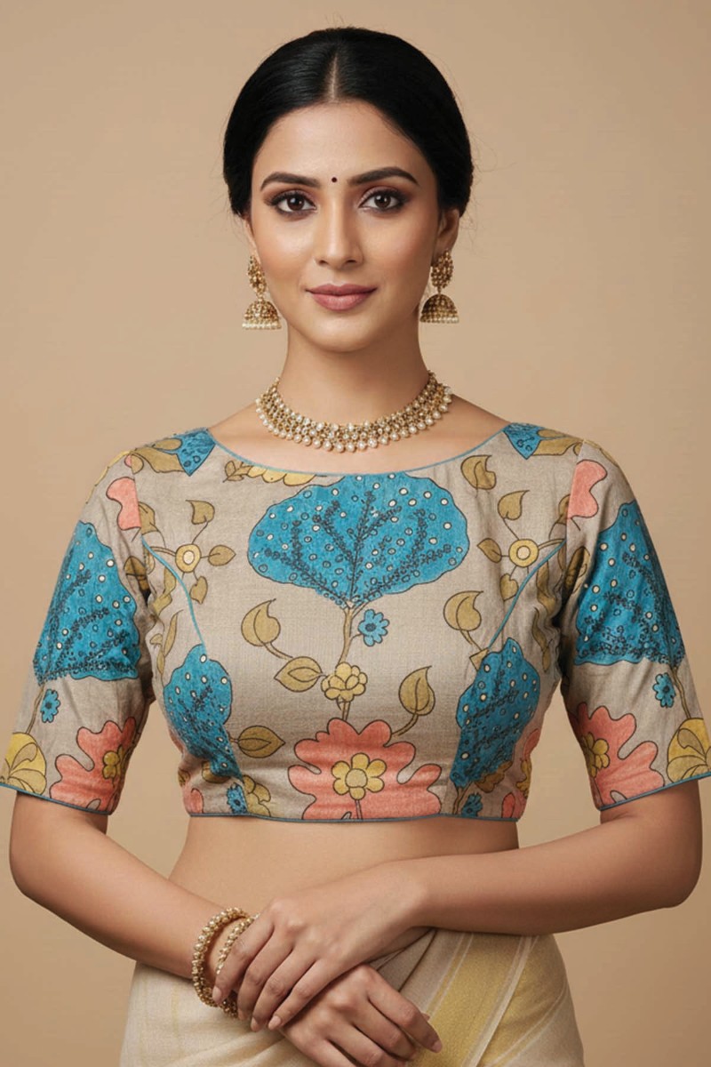 Embellished, Embroidered Bollywood
                                    Organza Saree (Green)