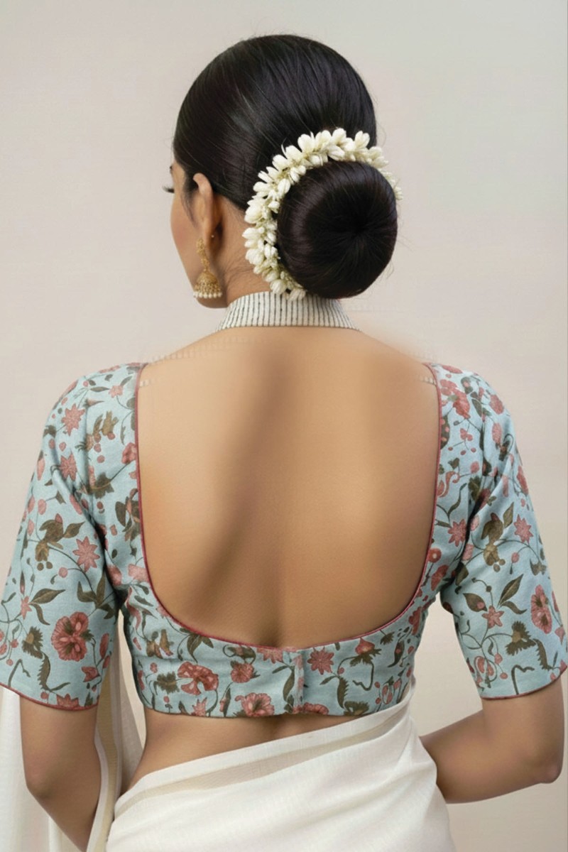 Embellished, Embroidered Bollywood
                                    Organza Saree (Green)
