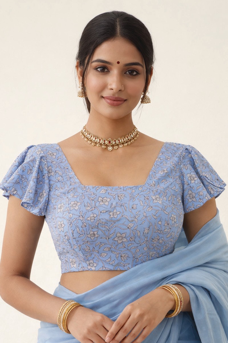 Embellished, Embroidered Bollywood
                                    Organza Saree (Green)