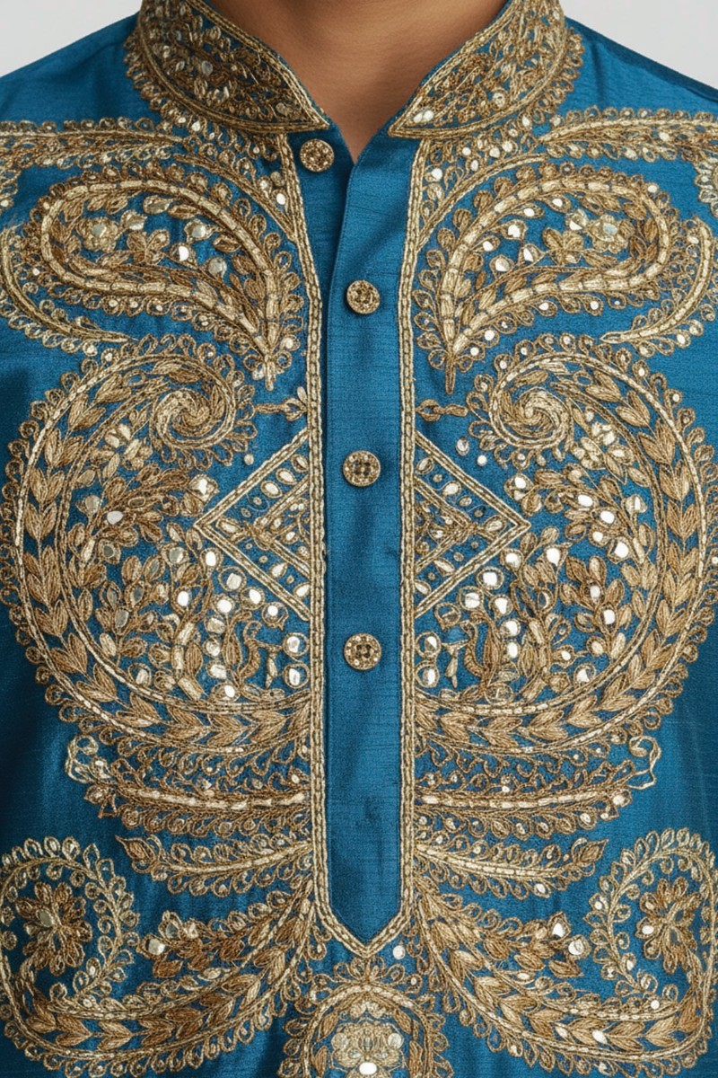 Embellished, Embroidered Bollywood
                                    Organza Saree (Green)