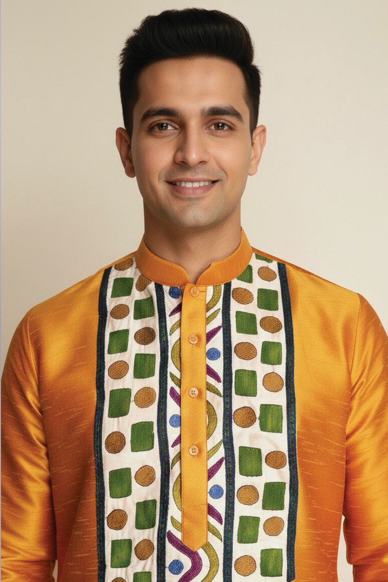 Embellished, Embroidered Bollywood
                                    Organza Saree (Green)