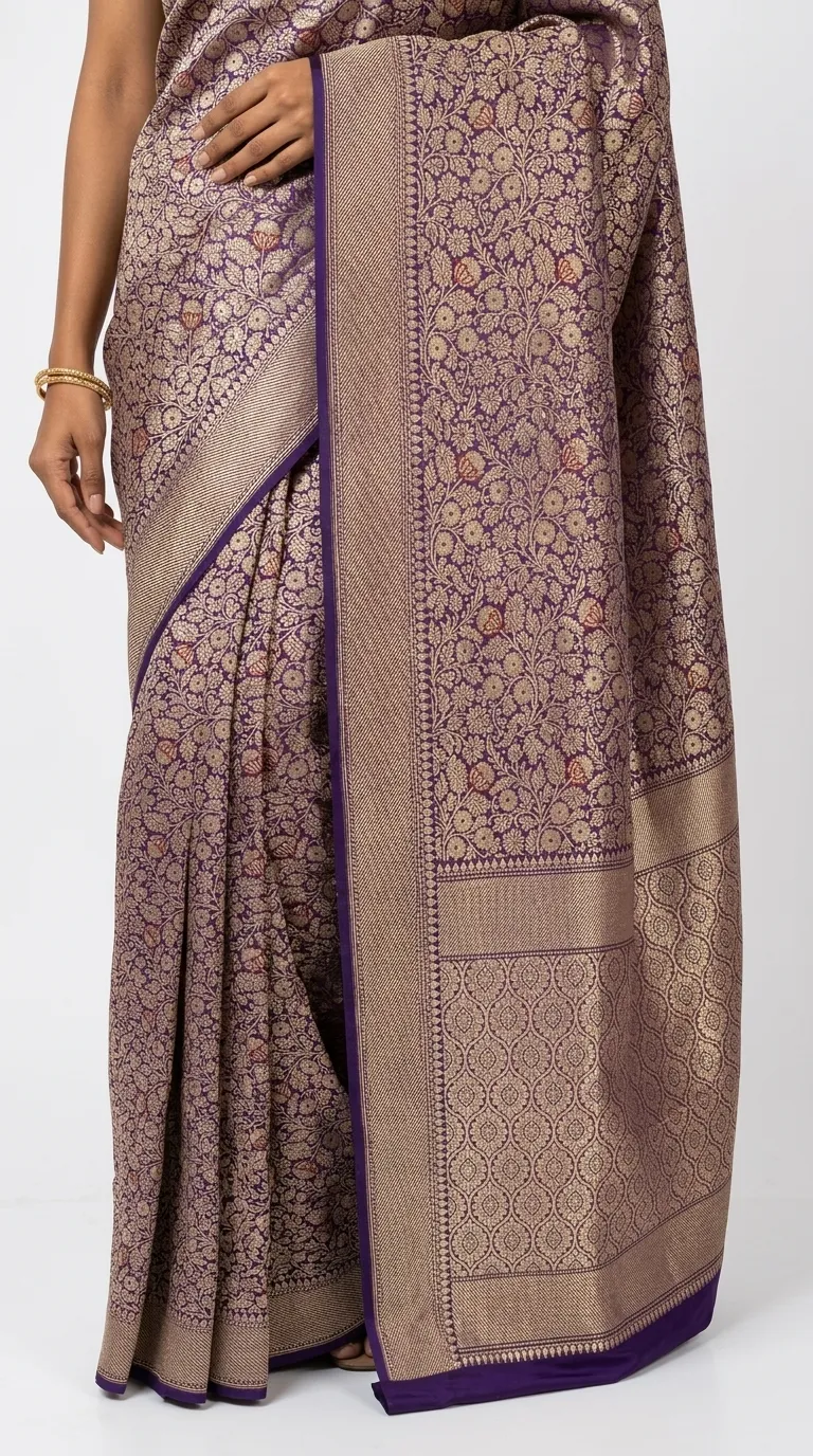 Embellished, Embroidered Bollywood
                                    Organza Saree (Green)