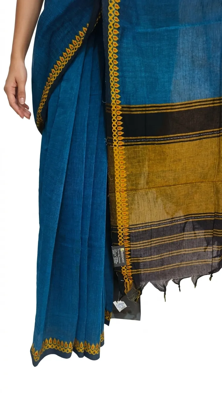Embellished, Embroidered Bollywood
                                    Organza Saree (Green)