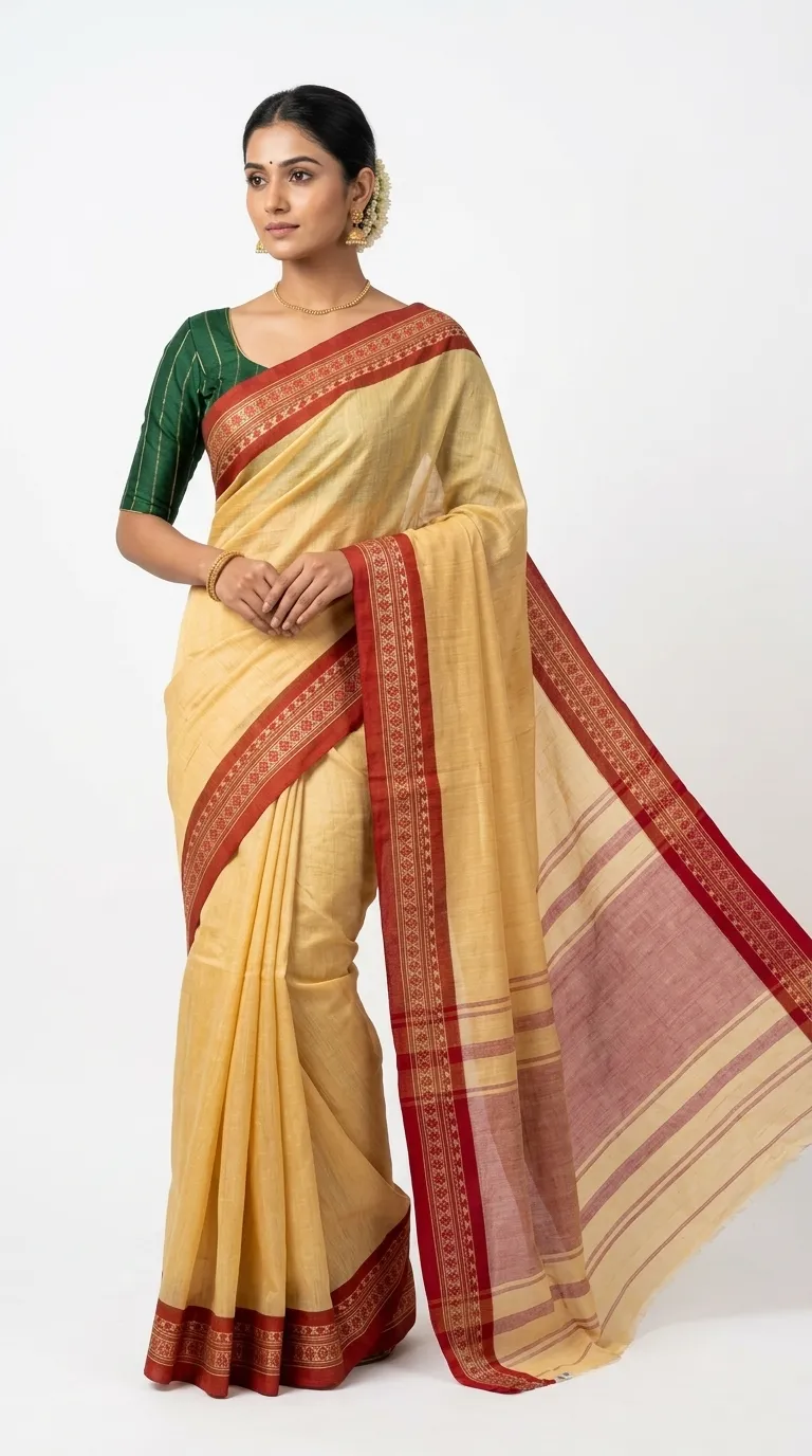 Embellished, Embroidered Bollywood
                                    Organza Saree (Green)