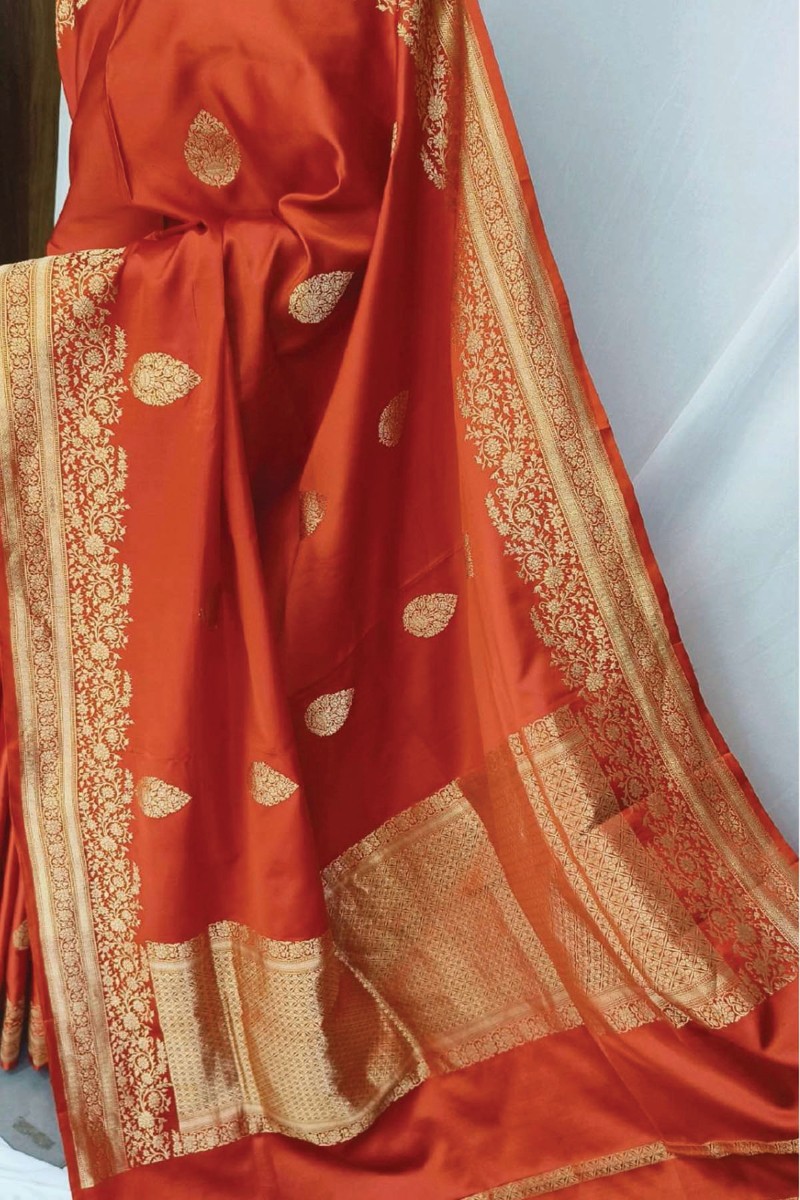 Embellished, Embroidered Bollywood
                                    Organza Saree (Green)