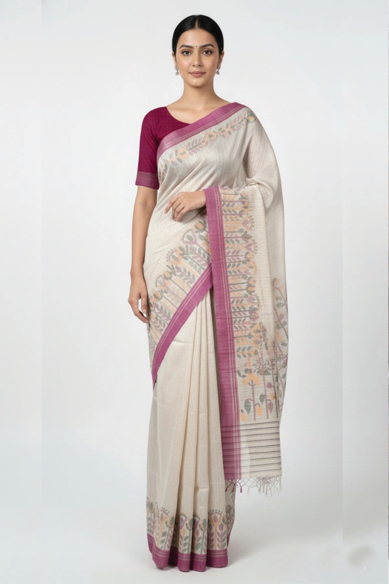 Embellished, Embroidered Bollywood
                                    Organza Saree (Green)