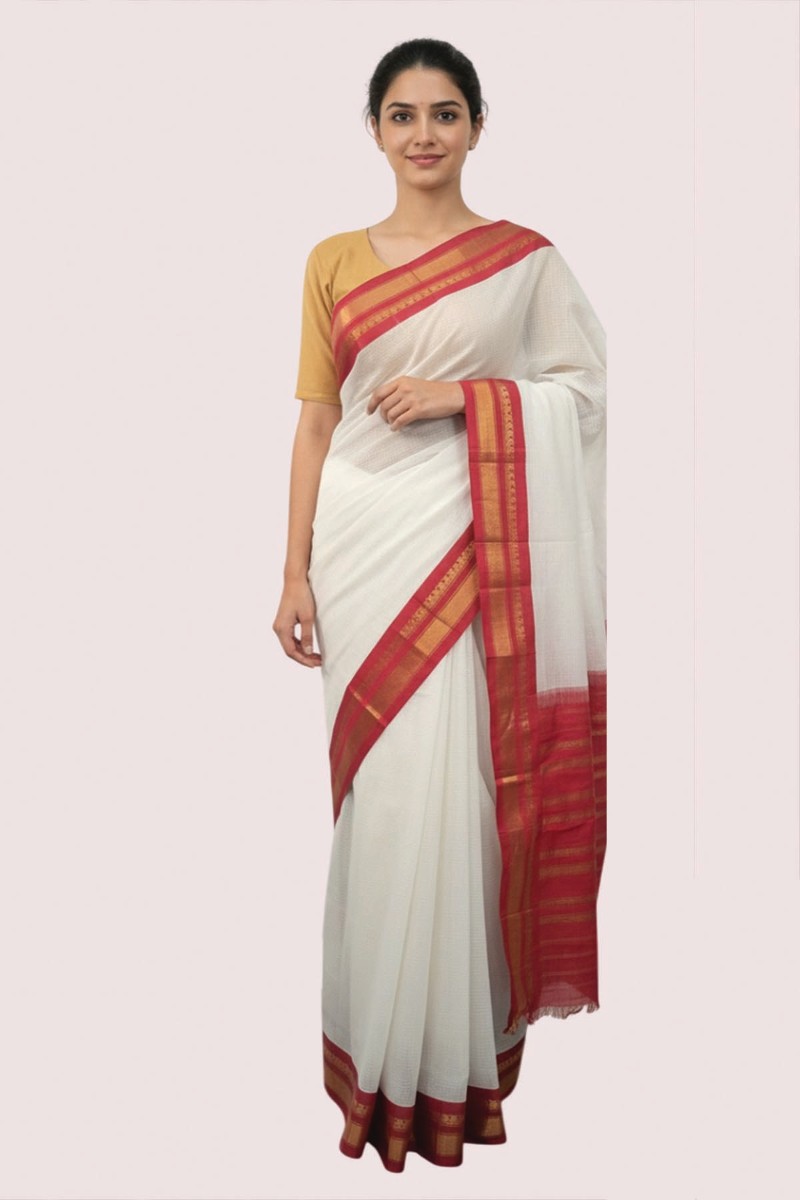 Embellished, Embroidered Bollywood
                                    Organza Saree (Green)