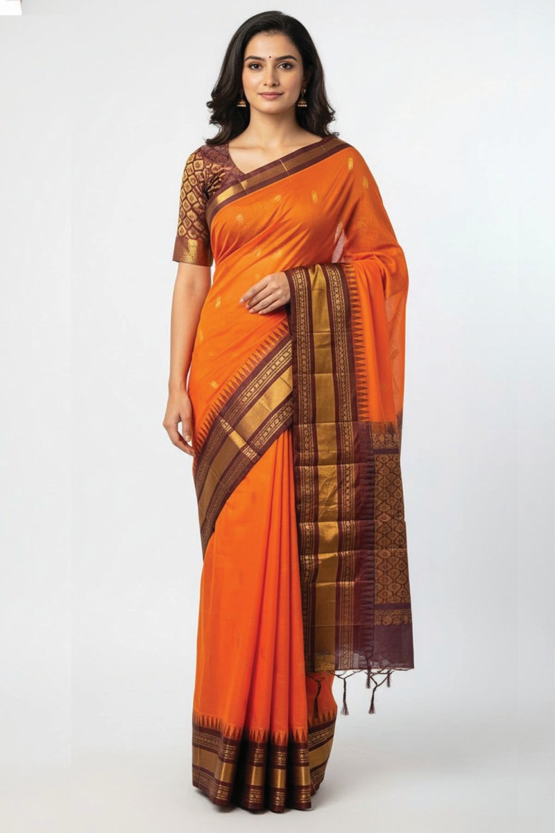 Embellished, Embroidered Bollywood
                                    Organza Saree (Green)