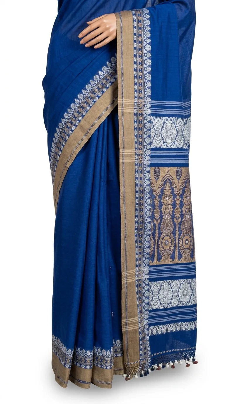 Digital Print Daily Wear Silk Blend Saree