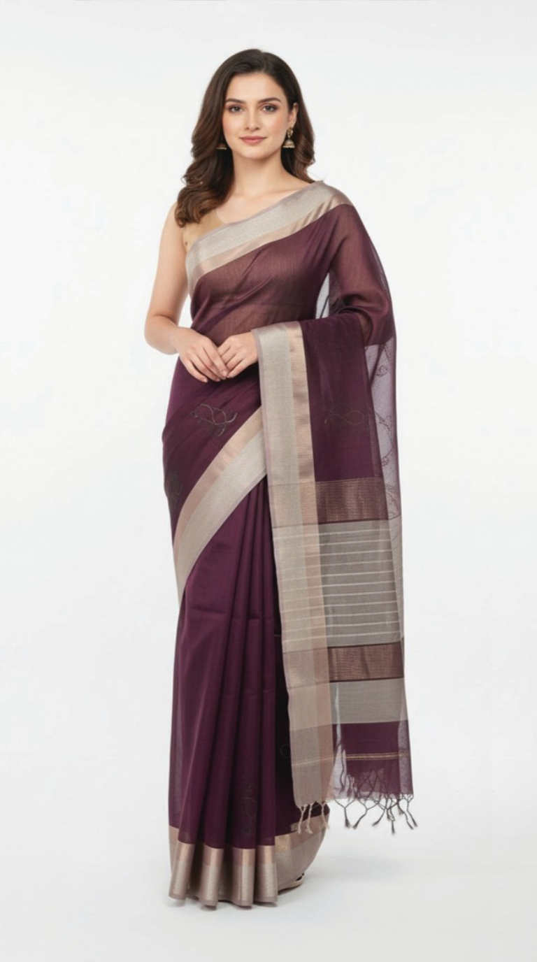 Embellished, Embroidered Bollywood
                                    Organza Saree (Green)