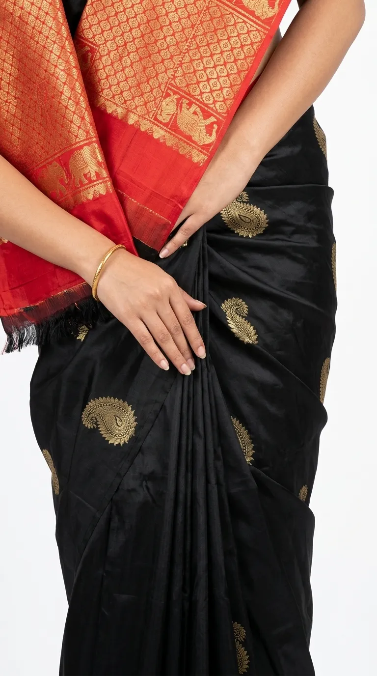 Embellished, Embroidered Bollywood
                                    Organza Saree (Green)
