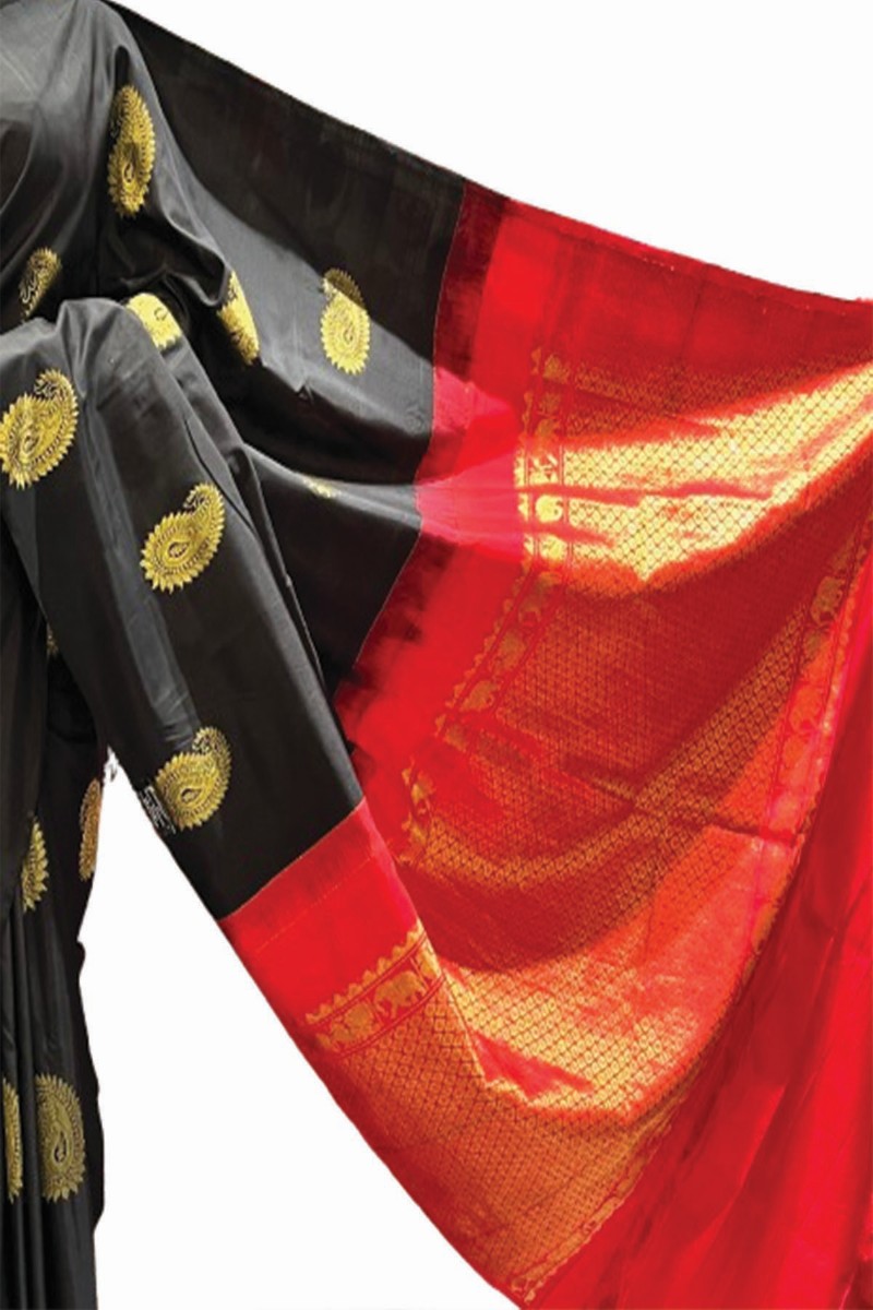 Embellished, Embroidered Bollywood
                                    Organza Saree (Green)