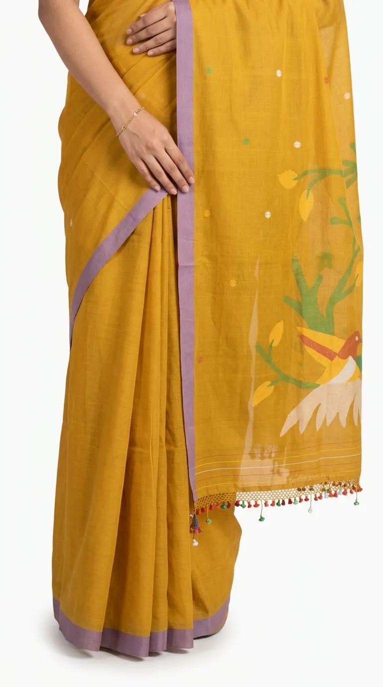 Embellished, Embroidered Bollywood
                                    Organza Saree (Green)
