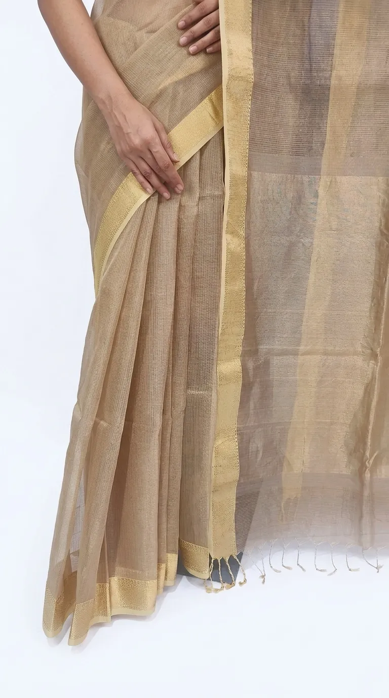 Embellished, Embroidered Bollywood
                                    Organza Saree (Green)